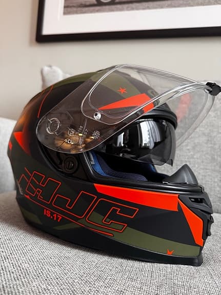 HJC IS-17 Armada Mc hjälm, som ny, strlk S 56