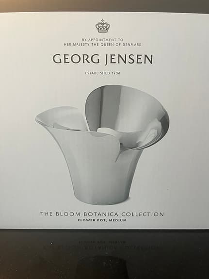 Georg Jensen Bloom Botanica vas, storlek medium