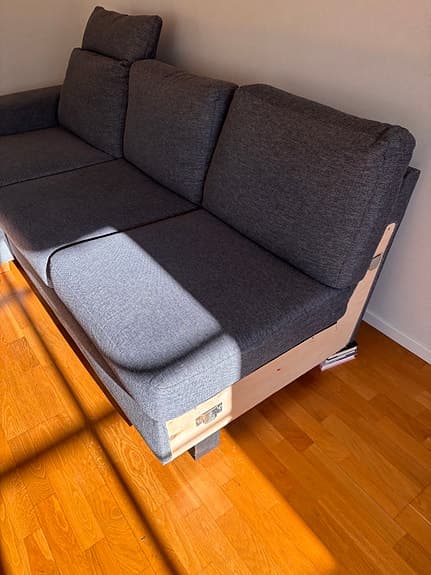 Soffa med divan