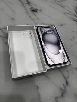 Apple iPhone 15 mobiltelefon 128 GB svart