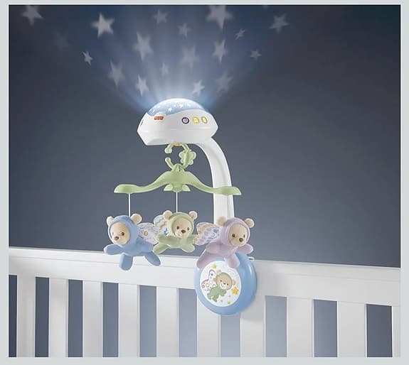 Mobil säng / Fisher-Price Butterfly Dreams spjälsängsmobil med ljus och musik