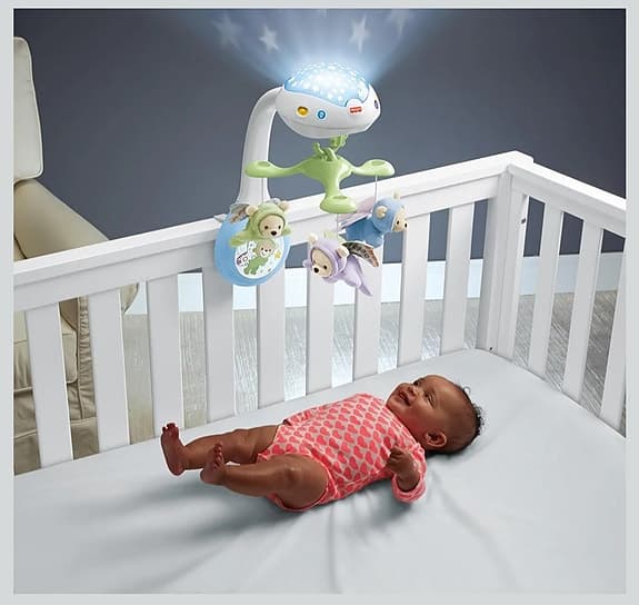 Mobil säng / Fisher-Price Butterfly Dreams spjälsängsmobil med ljus och musik