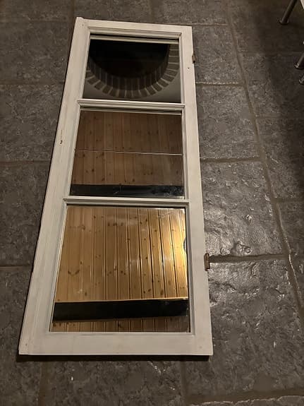 Shabby Chic Vintage Dekor spegel/ Dekor Fönster ram säljes pgr flytt