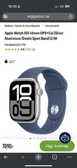 Apple Watch S10 46mm GPS+Cel