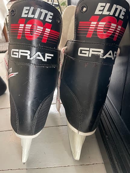 Ishockeyskridskor st 44 Graf Elite 101 SL-2500 svart