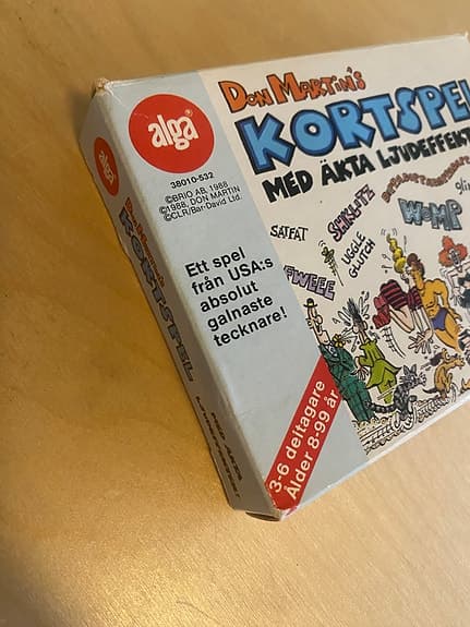 Don Martin's Kortspel, Alga, 1988, MAD, komplett i fint skick!