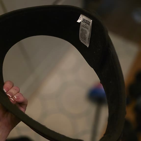 Better Bodies oanvänt viktbälte L