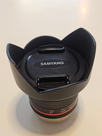 Samyang 12mm 1:2 Fuji X Vidvinkel i mycket bra skick