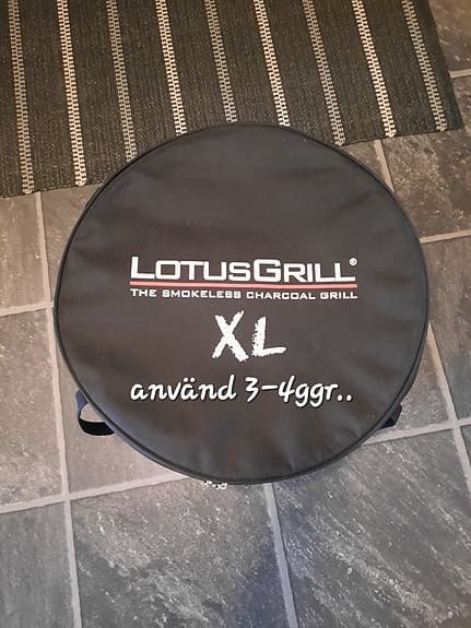 LotusGrill XL kolgrill bordsgrill Grå