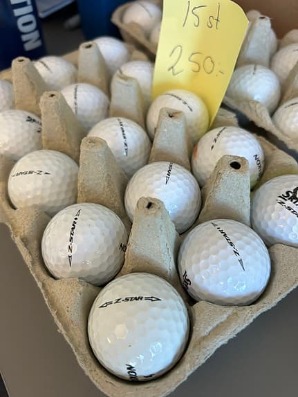 Blandade golfbollar bra skick