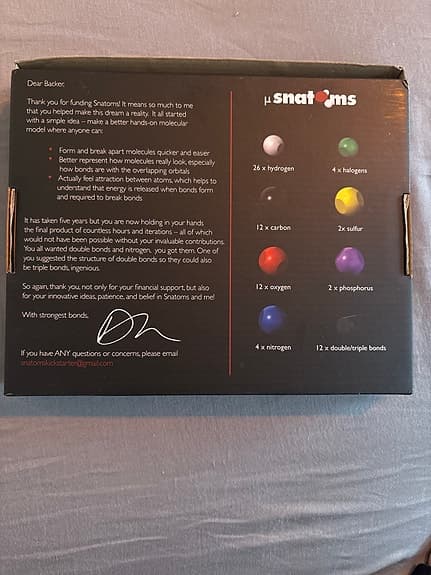 Snatoms (µSnatoms) – Magnetiskt Molekylbyggarset – Komplett – Nyskick
