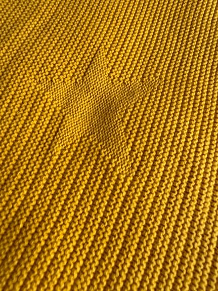 Gant Home - Stor stickad pläd/filt/överkast