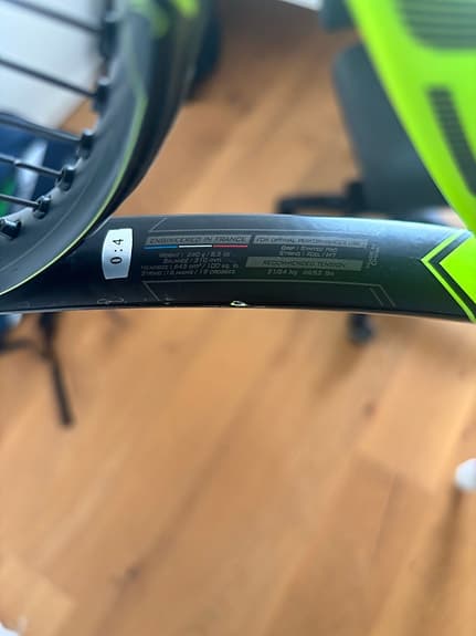 Babolat Pure Aero tennisracket gul/svart junior