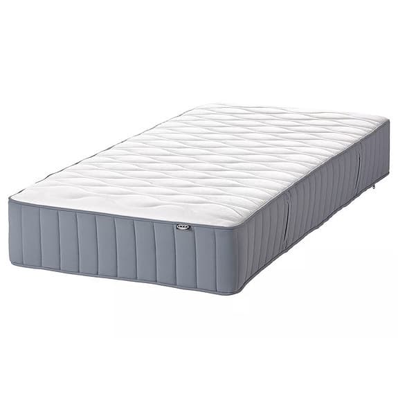 IKEA VÅGSTRANDA pocketresårmadrass – fast – ljusblå - 80x200 cm