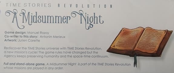 T.I.M.E Stories Revolution: A Midsummer Night - NYTT - Fristående Brädspel