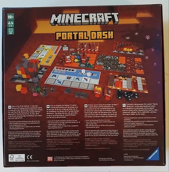 Minecraft: Portal Dash Brädspel | Nyskick & Ospelat | Ravensburger