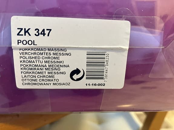 Badrumshylla Smedbo Pool ZK 347