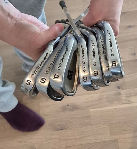 Golf Challenge järnset golfklubbor stål