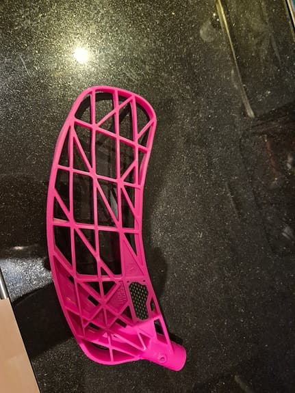 Innebandyklubba blad rosa