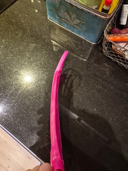 Innebandyklubba blad rosa