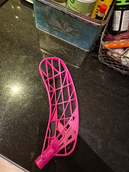 Innebandyklubba blad rosa