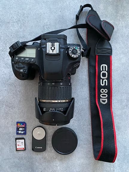 Canon EOS 80D + Tamron SP AF 17–50mm f/2.8, Tamron 70-200 2.8, GoPro m.m.