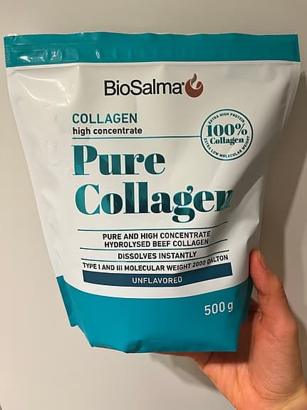 BioSalma Pure Collagen kollagenpulver 500 g naturell