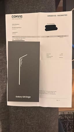 Galaxy S25 Edge 256gb svart