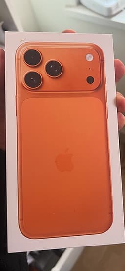 iPhone 17 Pro Max 256GB – Helt ny (oöppnad)