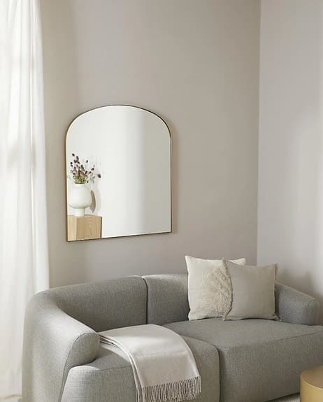 Väggspegel "Francis" med guldram 80 cm