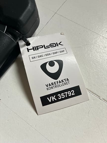 Hiplok DXC bygellås 14 mm härdad bygel svart