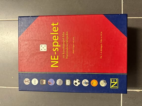 Oanvänt NE-spelet sällskapsspel frågespel