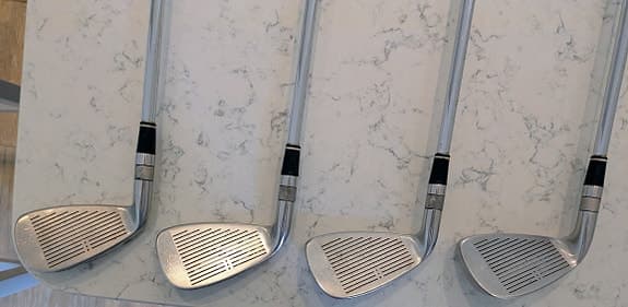 Järnklubbor 4,5,7,9 av märket Toski Bra skick