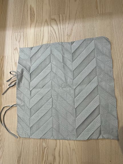 Iittala Issey Miyake kuddfodral 50x50 cm ljusgrå textil