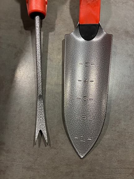 Helt nya! RIKTIGA trädgårdsredskap! Planteringsspade och ogräsrensare!