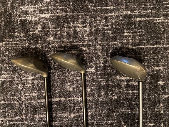 Callaway Big Bertha War Bird golfklubbor trä 5, 7 och driver