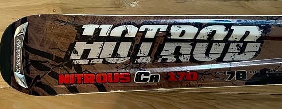 Alpinskidor Nordica Hotrod Nitrous CA 170 / 78