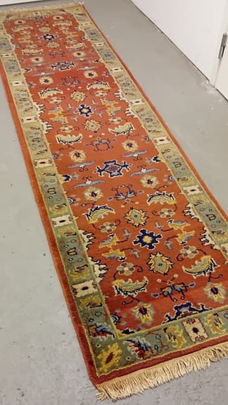 äkta handknut persisk ullmatta rugg lugg ull