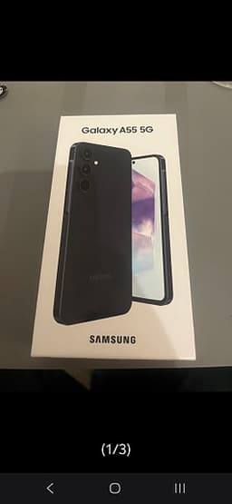 Samsung A55 5G | 128 GB svart