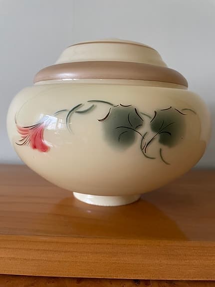 Lampskärm i glas, Art Deco, 1930-40-talet, vintage, lampa