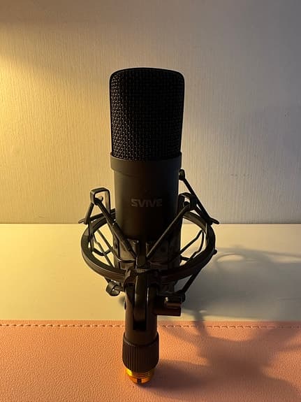 2 st mikrofoner + arm