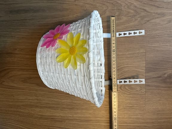 Cykelkorg med blommor