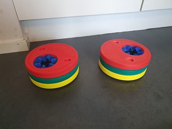 Simskivor , armskivor , simpuffar Delphin ( Delfin )