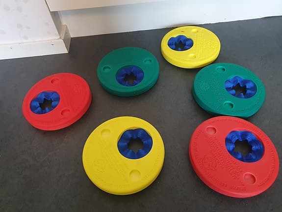 Simskivor , armskivor , simpuffar Delphin ( Delfin )