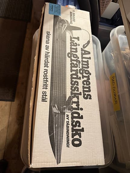 Almgrens Fjärden långfärdsskridsko 49 cm rostfritt stål