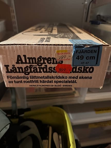 Almgrens Fjärden långfärdsskridsko 49 cm rostfritt stål