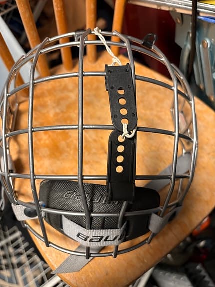 Bauer galler till hjälm grå