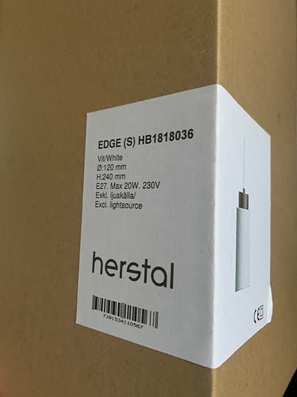 Herstal Edge takpendel vit