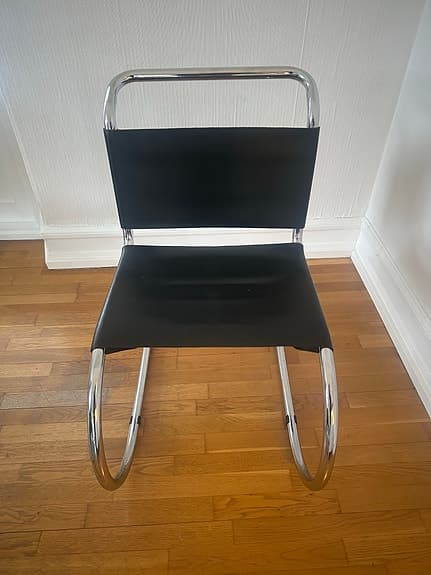 Vintage Mr 10 stolar,  design Mies Van Der Rohe x 6st