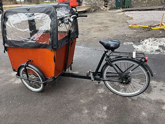 babboe elcyklen, lådacykle cargo bike